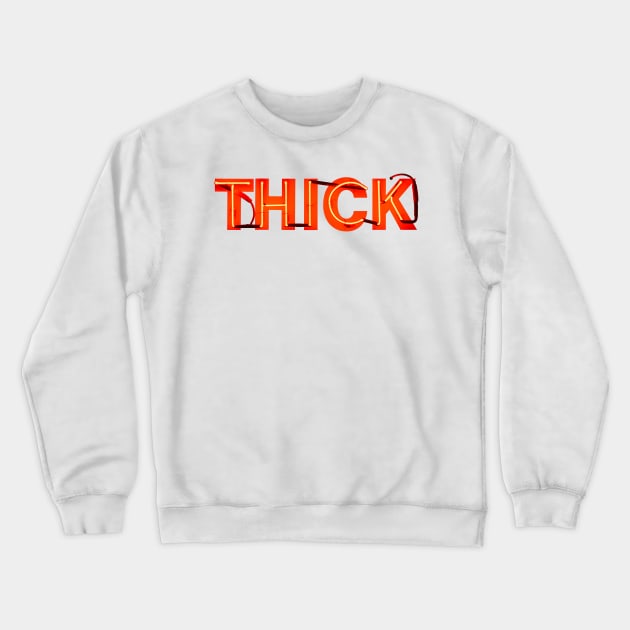 Thick Vintage Neon Crewneck Sweatshirt by Enzwell